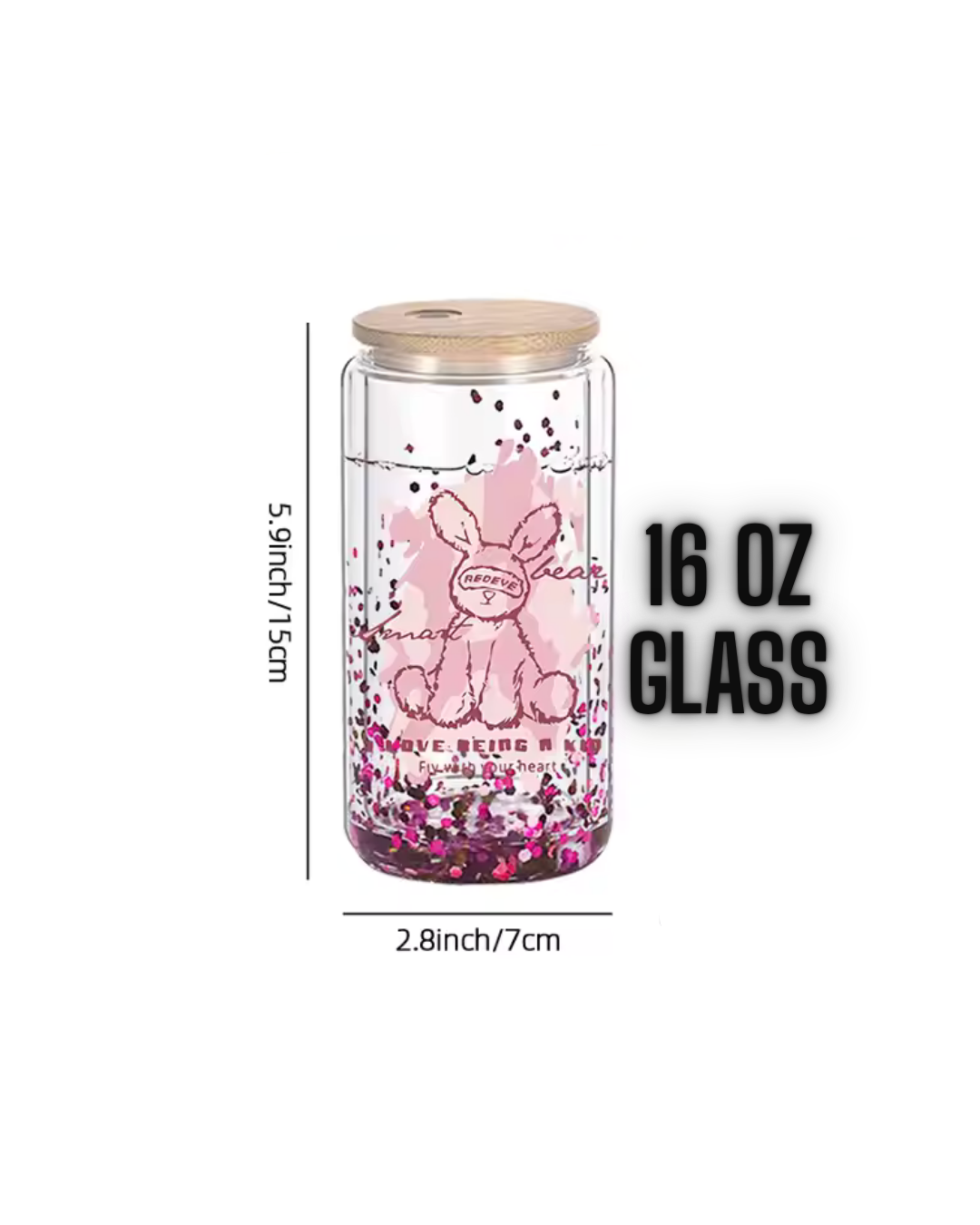 Make Your Own Snow Globe Glitter Cup