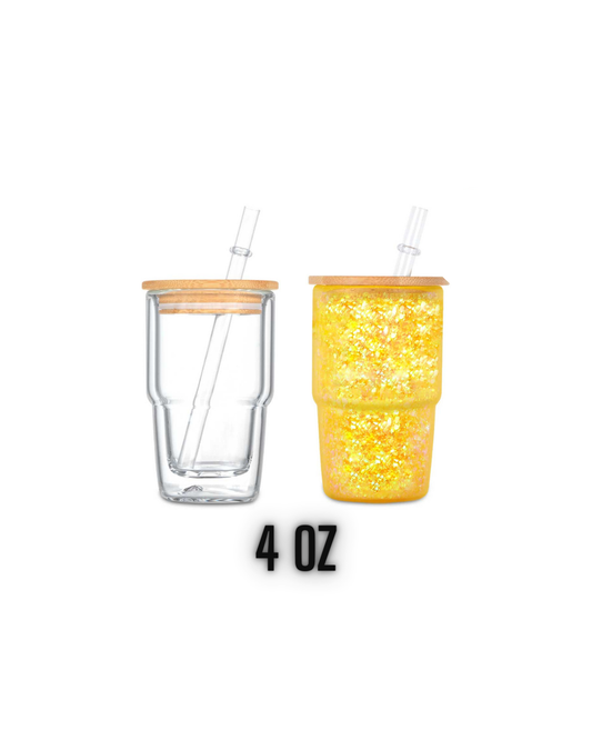 Make Your Own Snow Globe Glitter Cup