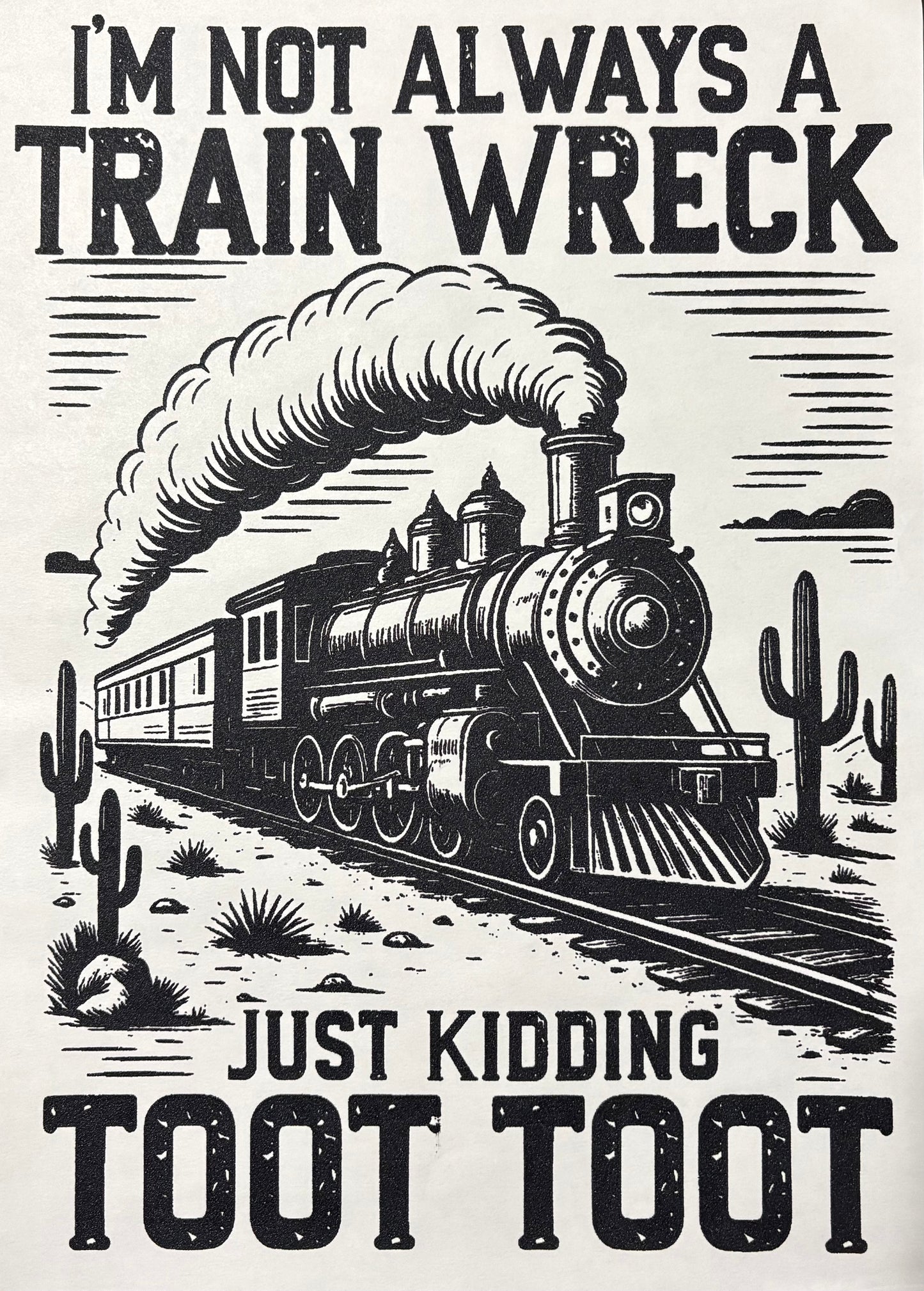 Toot Toot - DTF Transfer