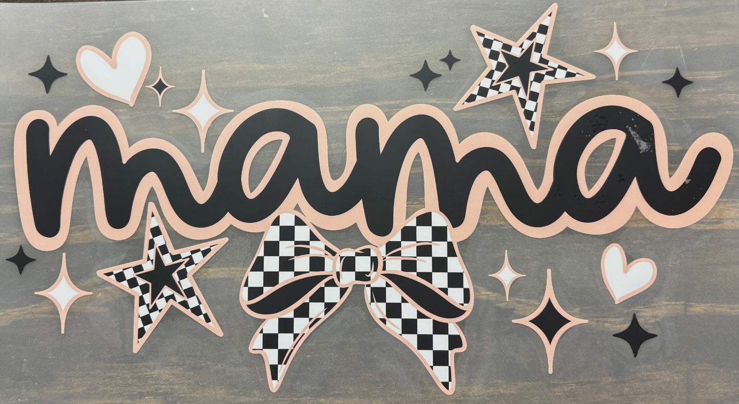 Mama - Bow - DTF Transfer