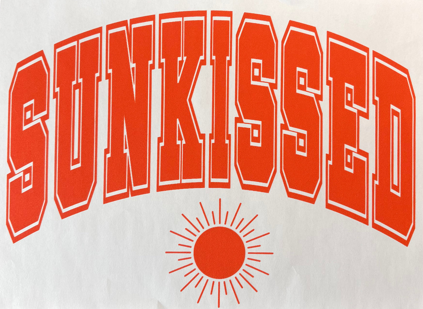 Sunkissed- DTF Transfer