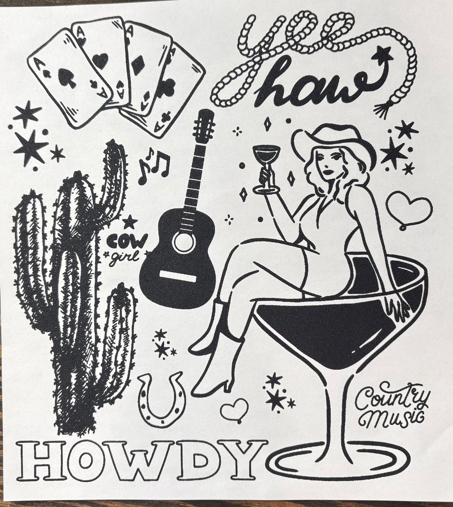 Howdy YeeHaw - DTF Transfer