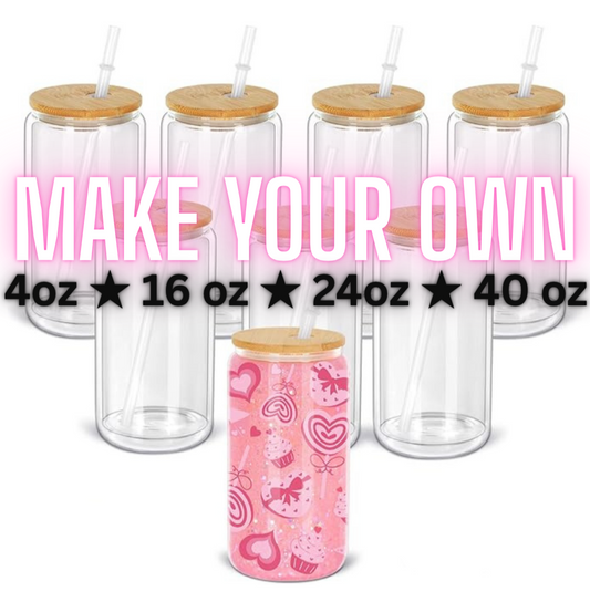 Make Your Own Snow Globe Glitter Cup