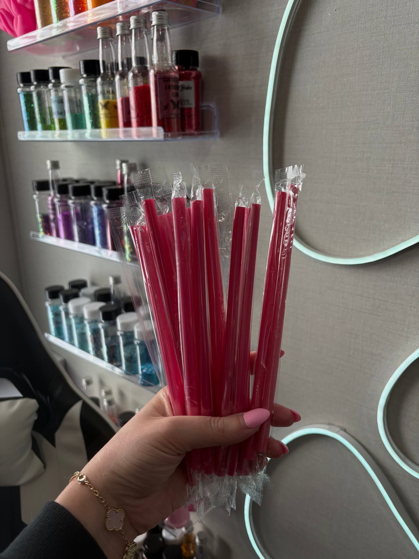 Colored Straws 16oz