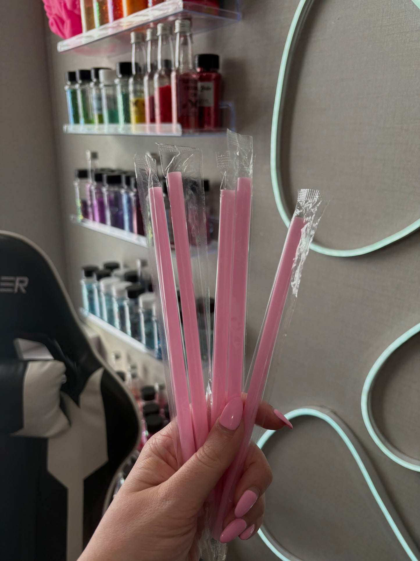 Colored Straws 16oz