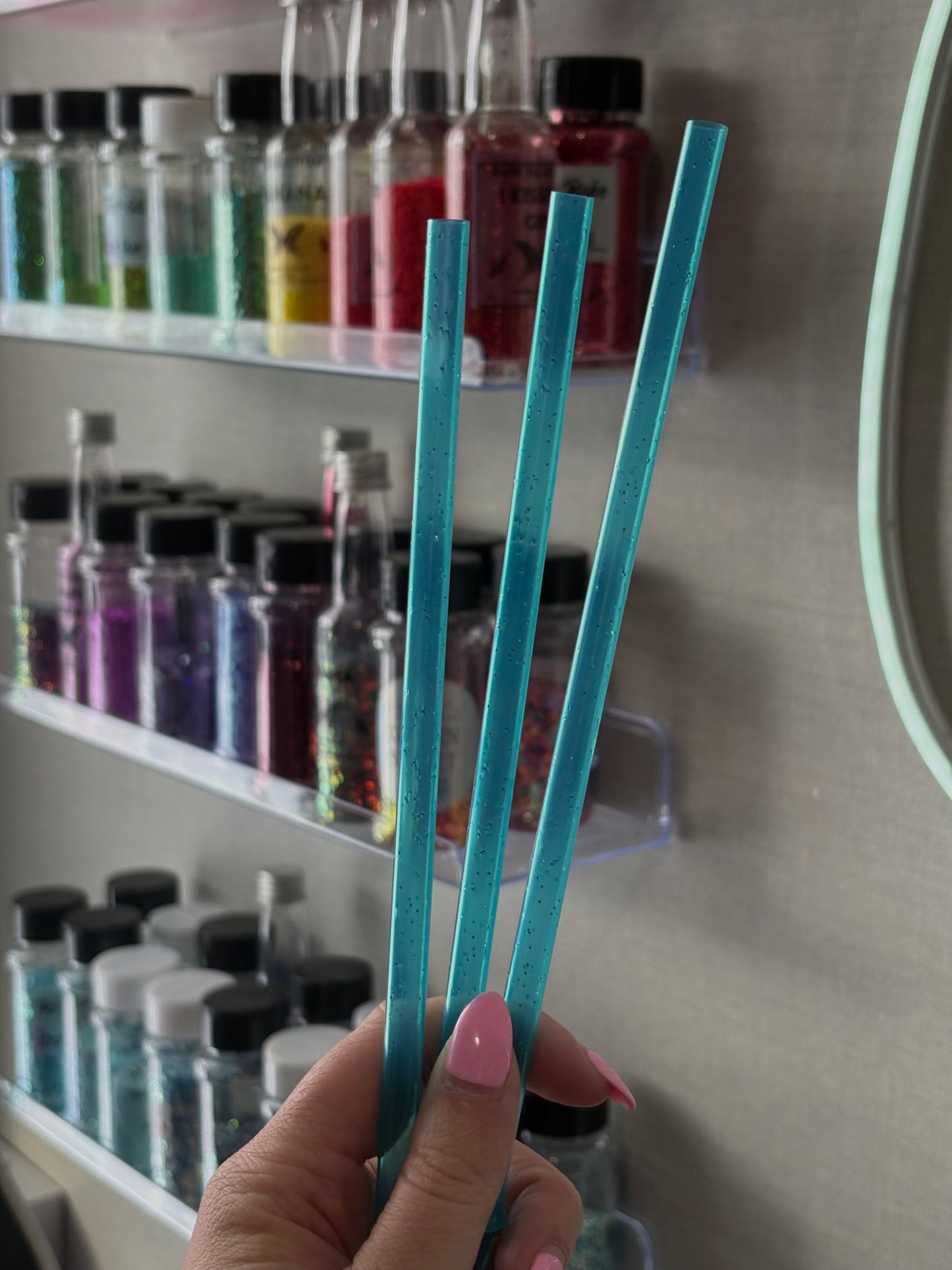 Glitter Straws 16oz