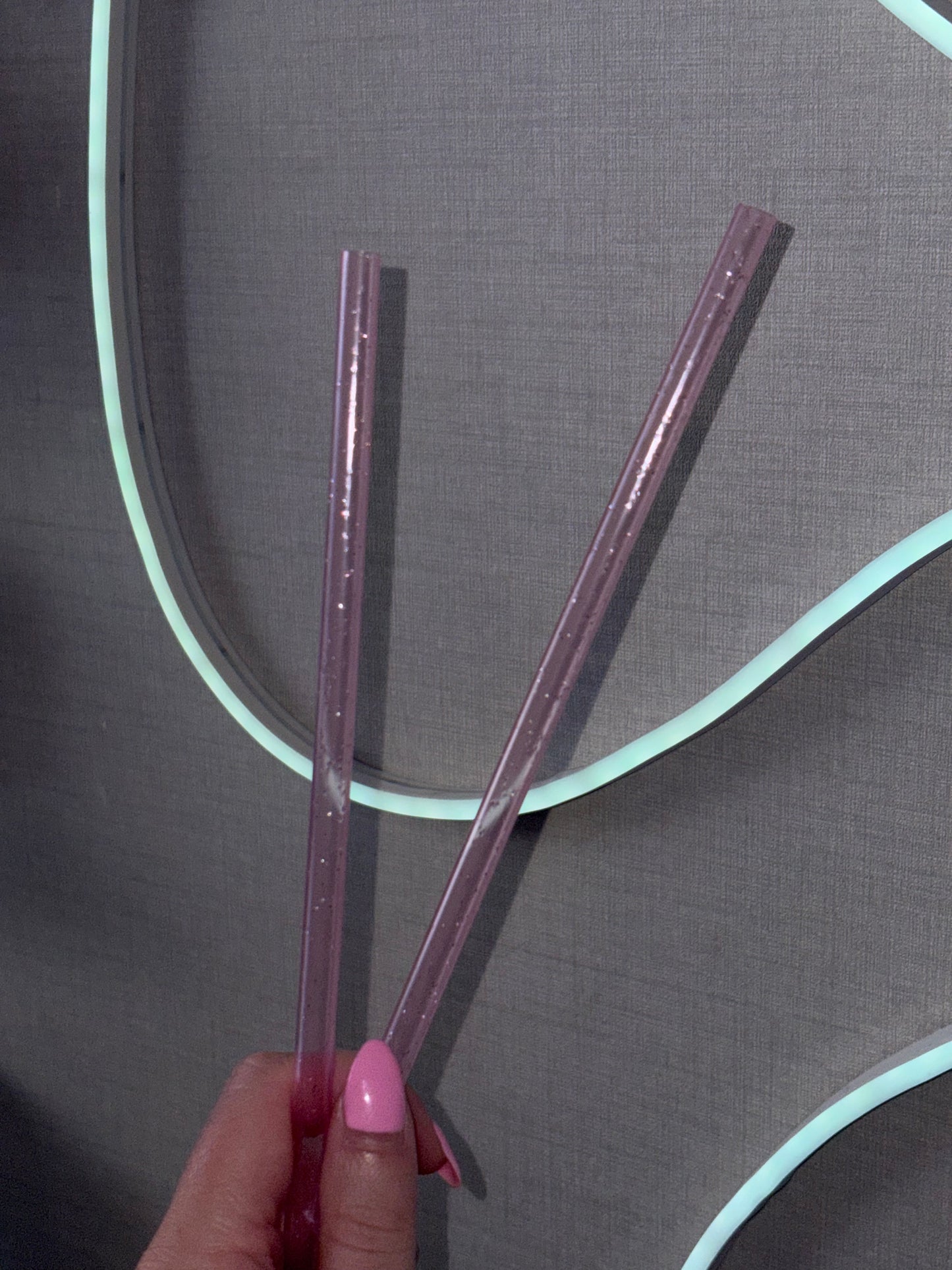 Glitter Straws 16oz