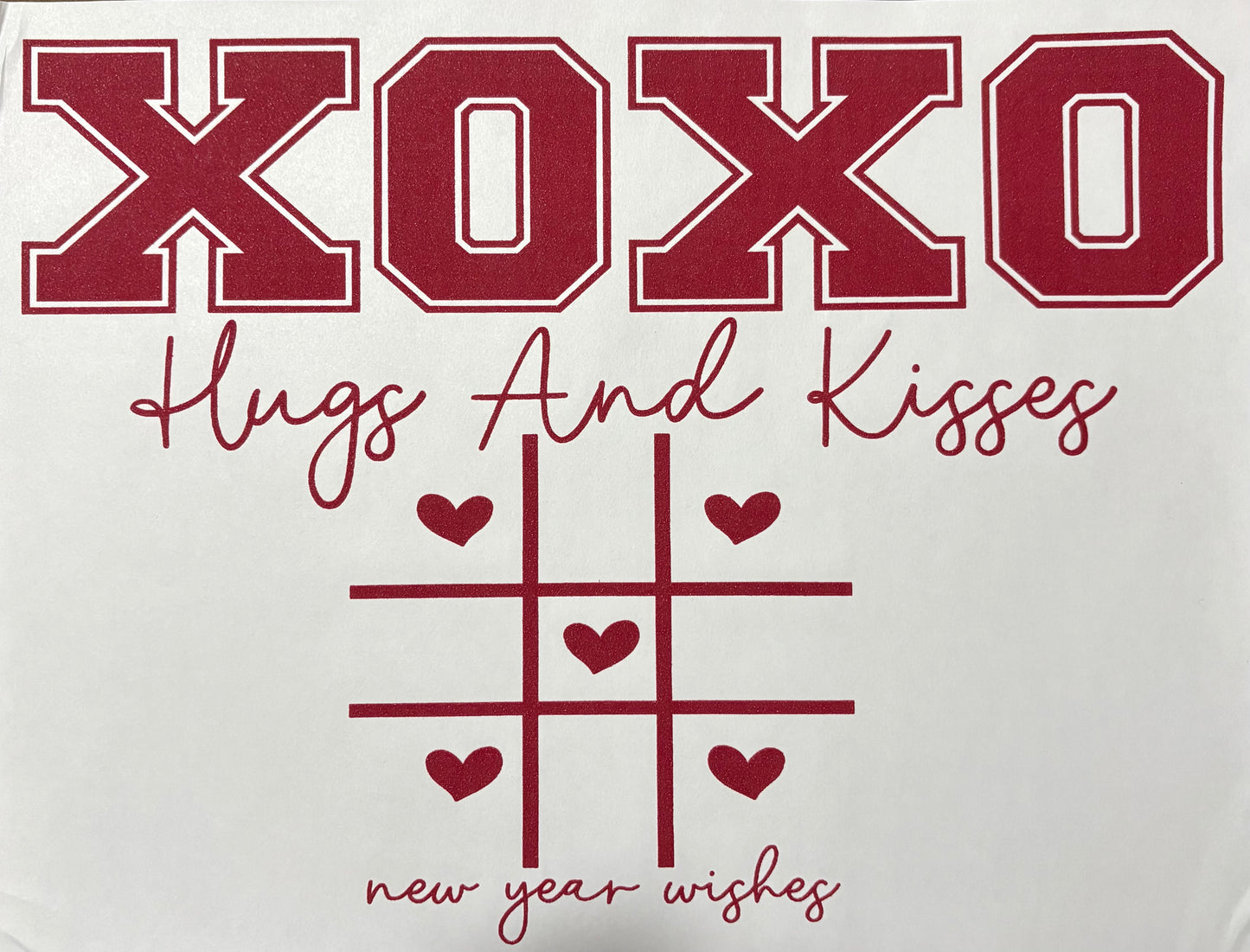 XOXO - DTF Transfer