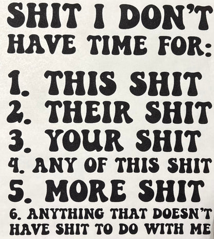 Sh*t - DTF Transfer