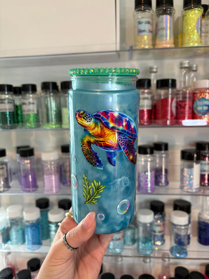 Turtle 20 oz Acyrlic Snowglobe