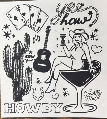 Howdy YeeHaw - DTF Transfer