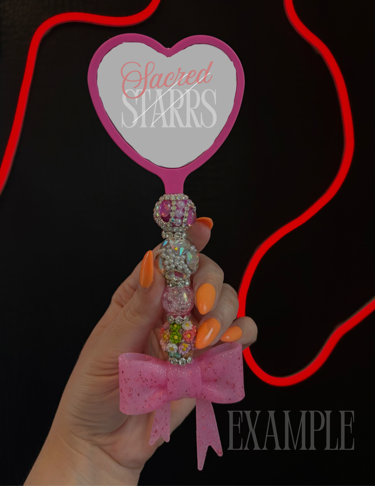 Beaded Mirror