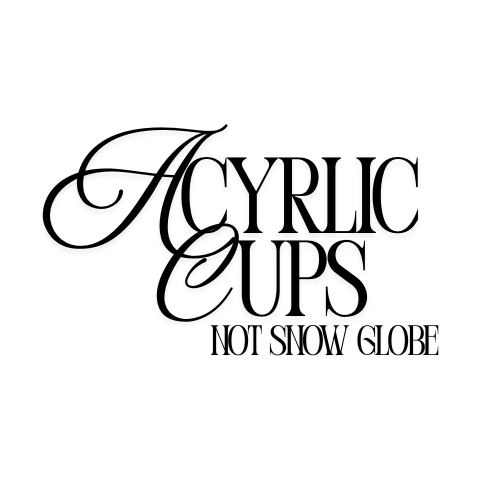 Acrylic 16oz Libbey *NO GLITTER*