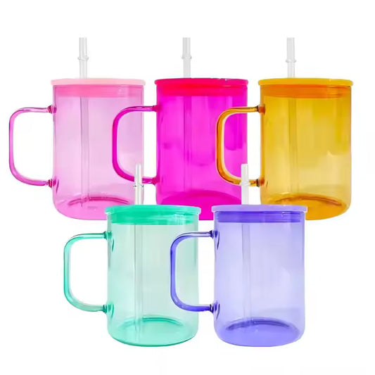 17 oz Jelly Glass Mugs