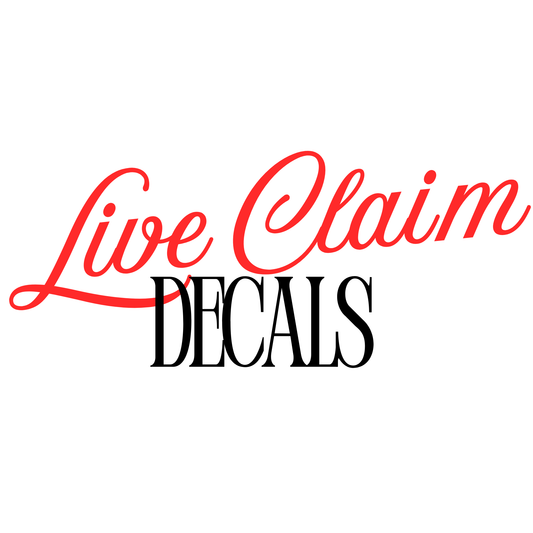 Live Claim Decal