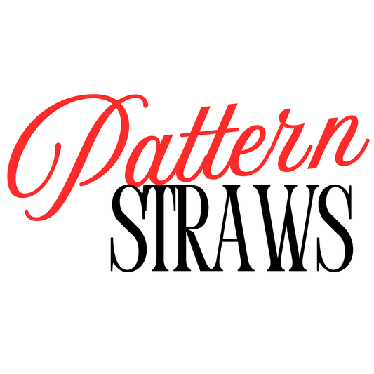 16 oz Pattern Straws