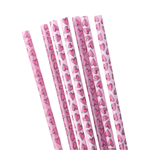 Patterned Straws 16 oz